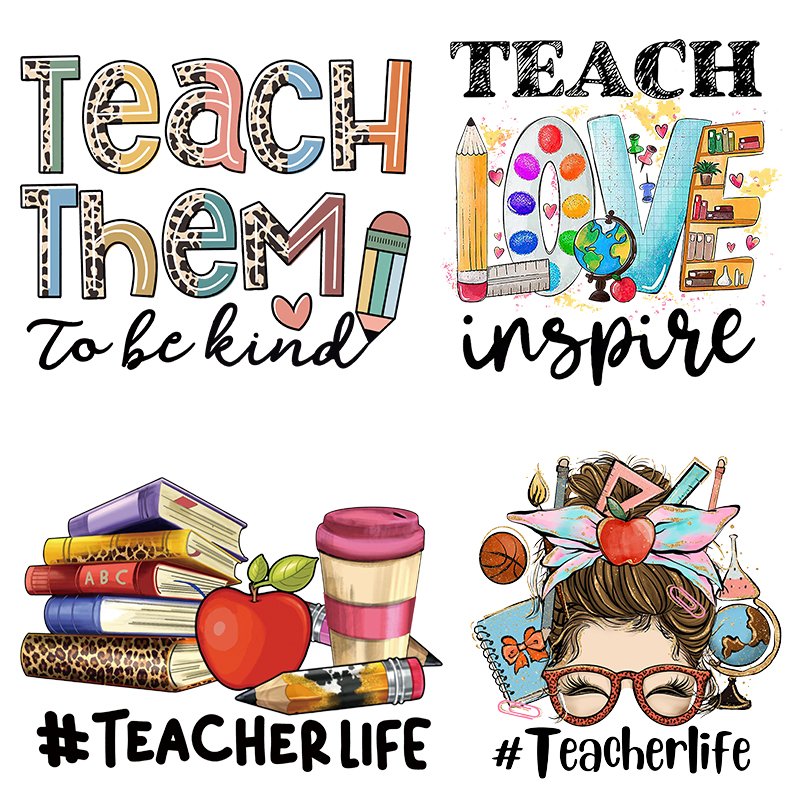 factory new trends dtf transfers custom offset back to school teacher tour designs iron on heat transfer prints for t shirt