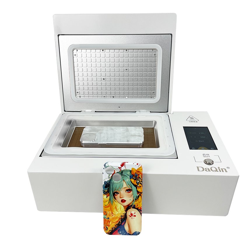 Automatic Heat Transfer Printing Press Machine for Phone Case New Used with Reliable Motor Bearing Multicolor Retail Home Use