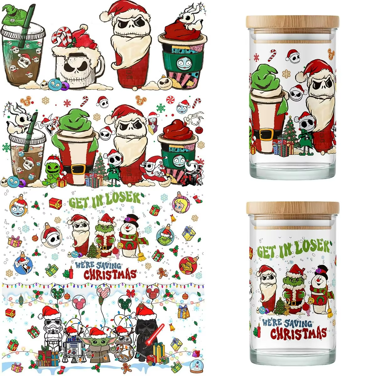 Custom 16oz Waterproof UVDTF Tumbler Washable Water Transfer Printed Cup with DTF Heat Transfer Printing