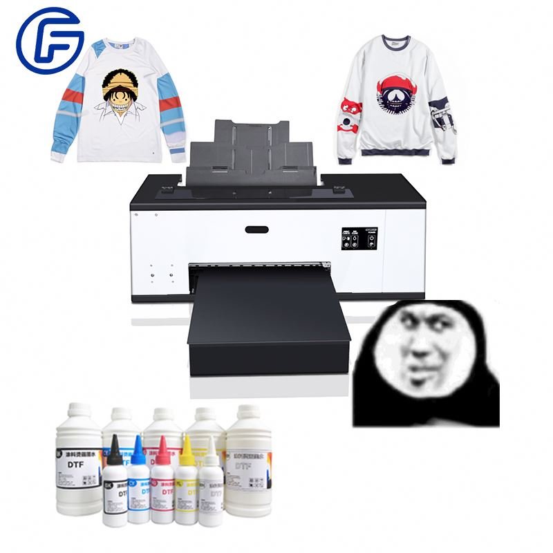 New Type White Printer A3 L1800 DTF Printer for Transfer Printing for A3 Sheets 30cm*100m Rolls Film for Diy T-shirt Printing