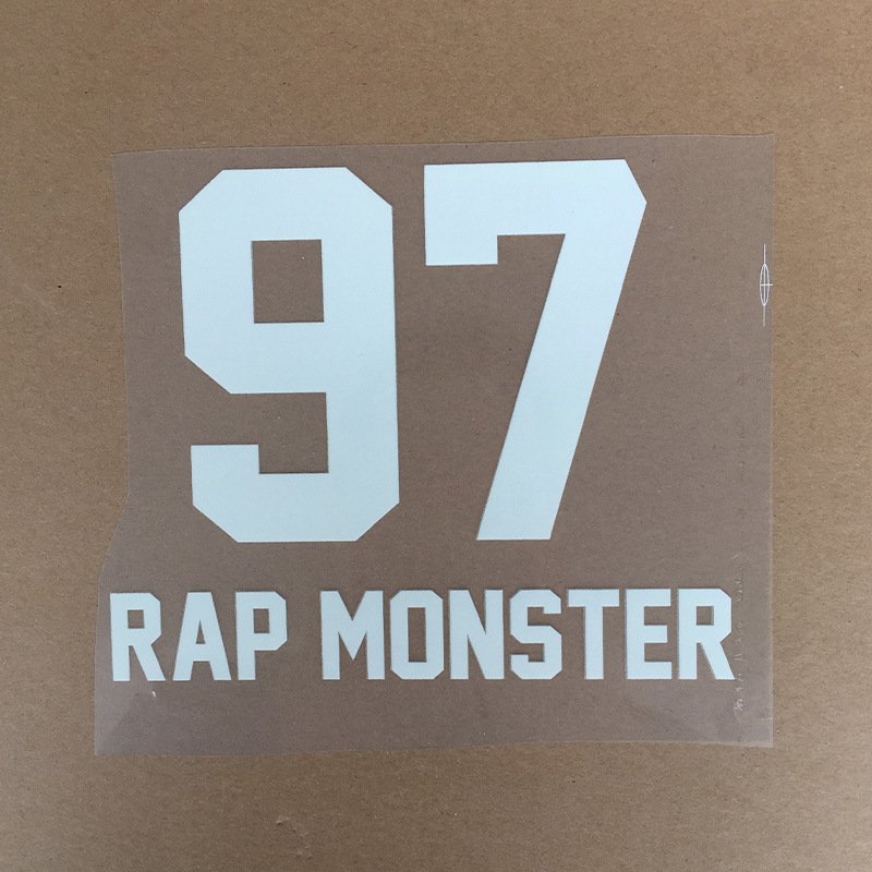Custom embossed 3D raised logo TPU and silicone heat transfer label hot press molding