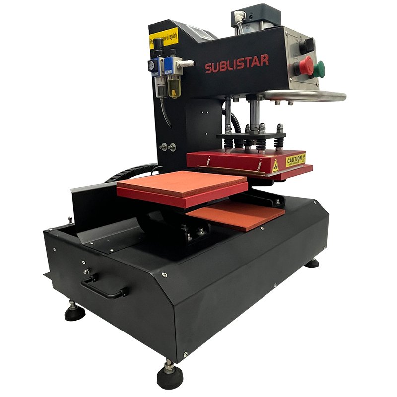 20cm*20cm Wholesale Double Station Heat Transfer Press Printing t shirt Machine for t-shirts Logo dtf printing