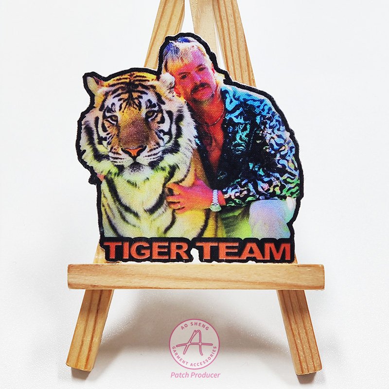 No Minimum Custom Iron On Patch Printed Patches Sublimation Heat Transfer Patches Digital Printing For Garment