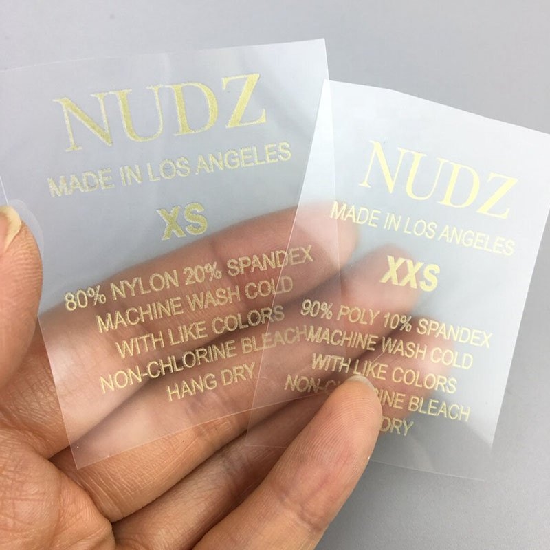 Wholesale Heat Transfer Clothing Labels Custom Tagless Heat Transfer Logo For Clothing