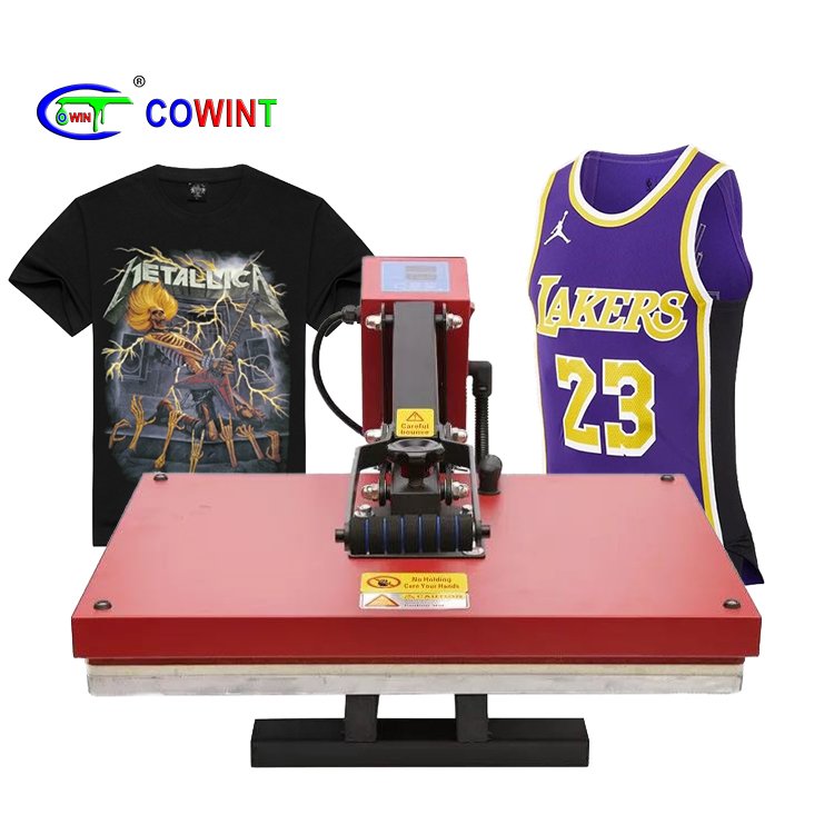 Cowint dtf hot/cold/instant peel film use with offer T-Shirt Sublimation transfer automatic label heat transfer press machine