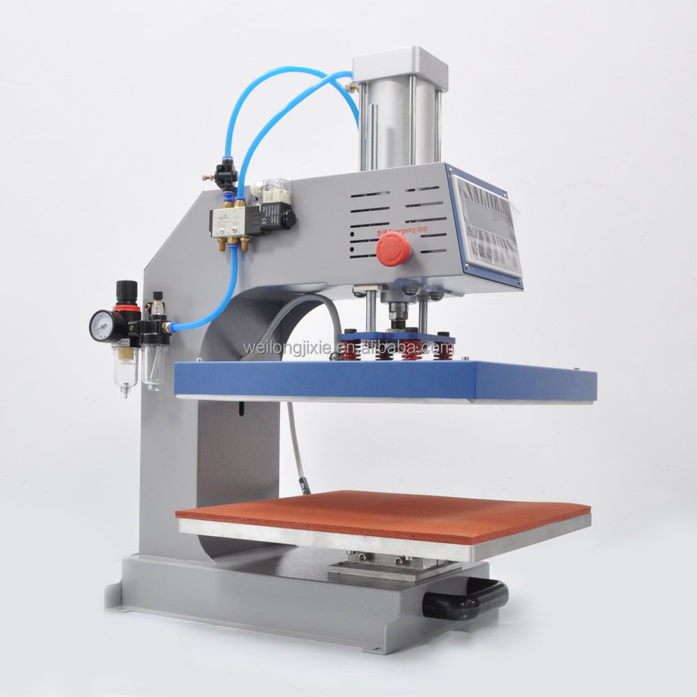 Automatic Embossing Hot Stamping Machines for 3d Clothing Logo Heat press and heat transfer machine