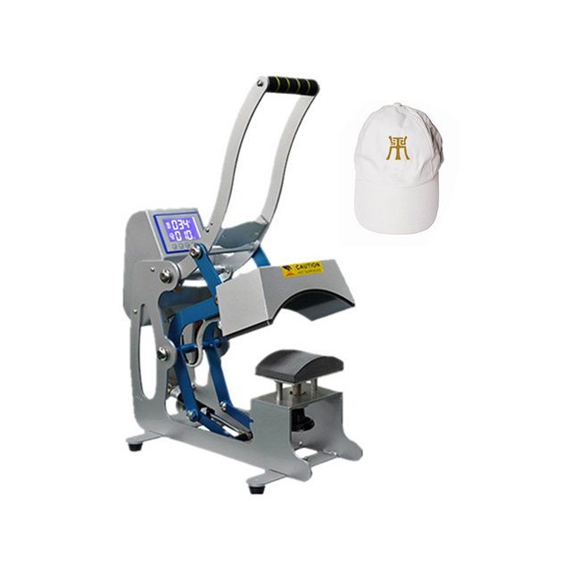 New Arrival Home Use 110V Digital Electric Cap Press Machine 5 Heat Parts Automatic Heat Transfer Printing Beautiful Design Pump