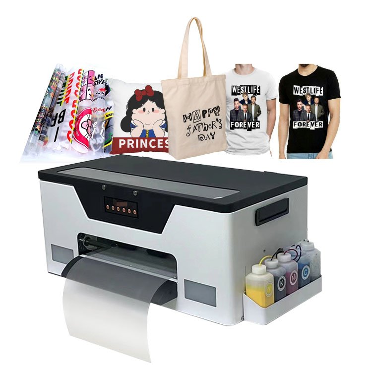 New Small A3 Roll DTF Digital Inkjet Printer For DTF Film And Tshirts T Shirt Heat Transfer Printing Machine