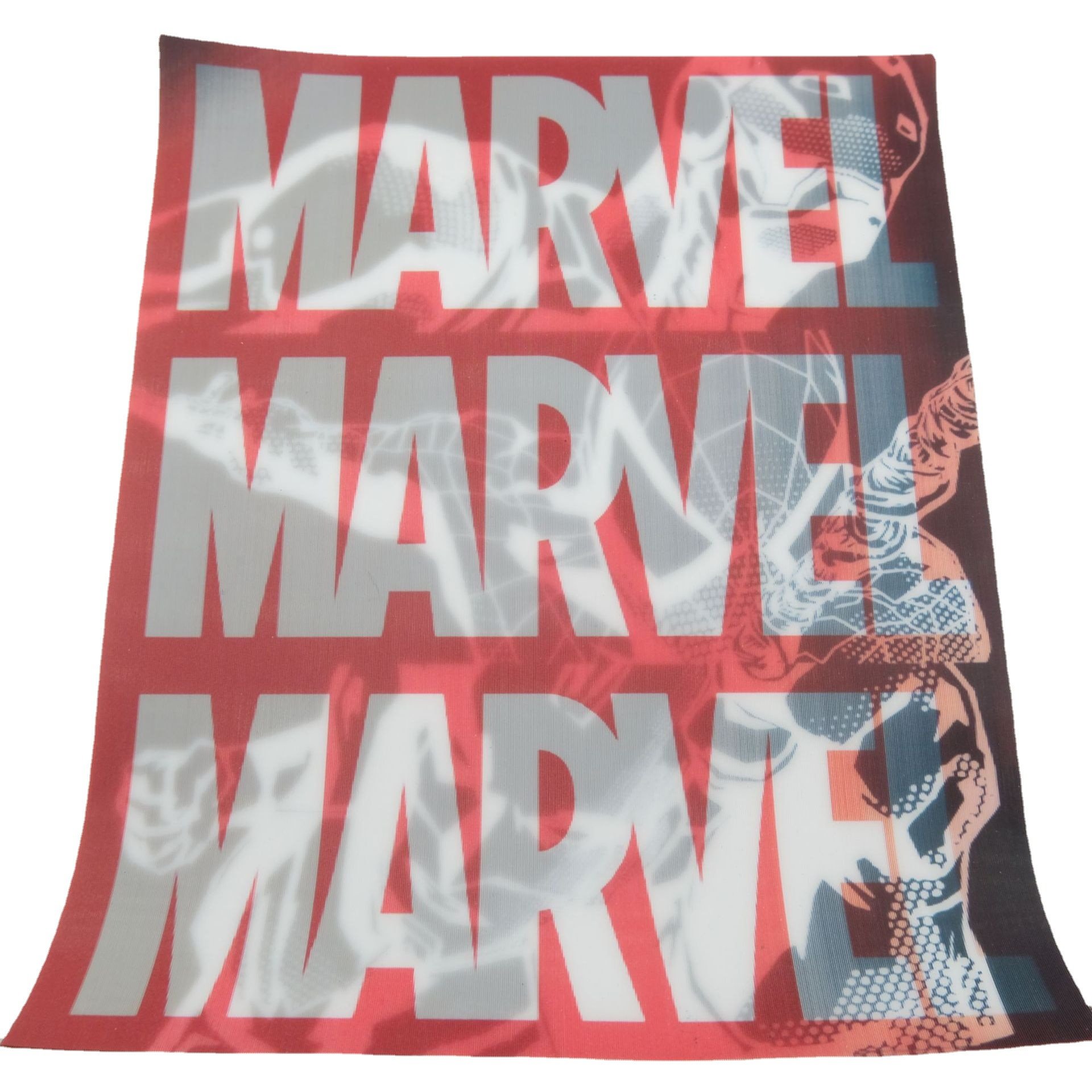 Top Selling Free design 3D Lenticular Sheet with Clear Adhesive for Printing Art Soft Cloth Patches Tpu Lenticular Stickers
