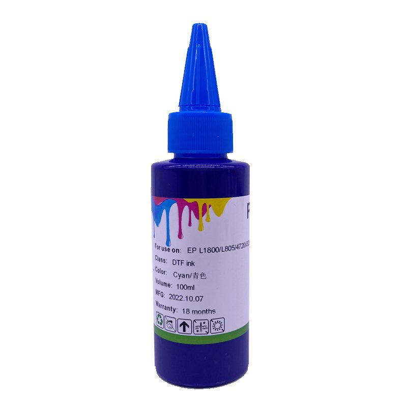 100ML Bottle Refill DTF Ink PET Film Heat Transfer Pigment Ink For Epson R2000 TX800 XP15000 XP-15000 1390 R330 Printer DTF Ink