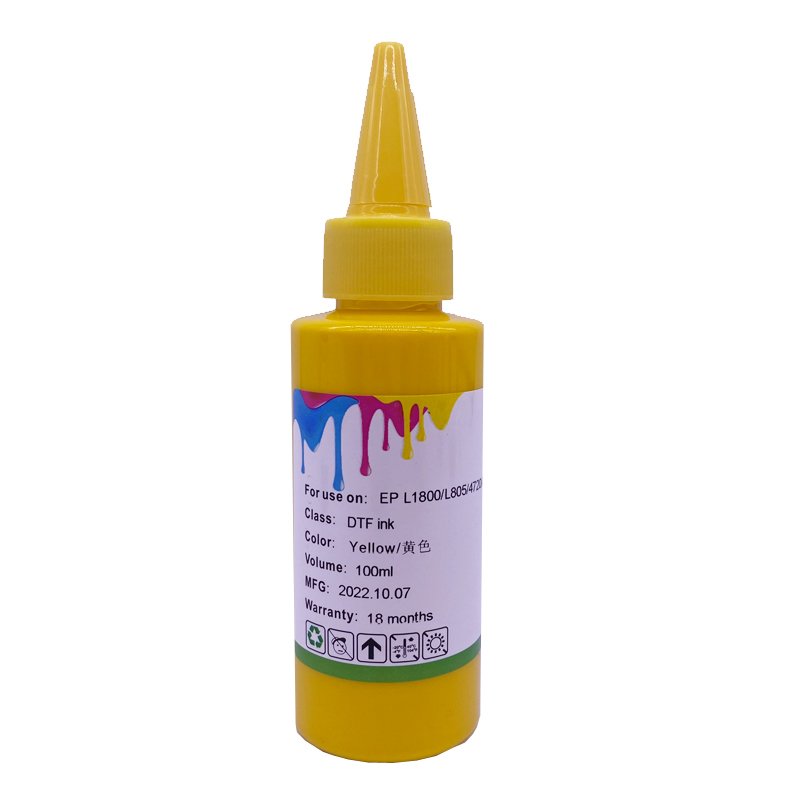 100ML Bottle Refill DTF Ink PET Film Heat Transfer Pigment Ink For Epson R2000 TX800 XP15000 XP-15000 1390 R330 Printer DTF Ink