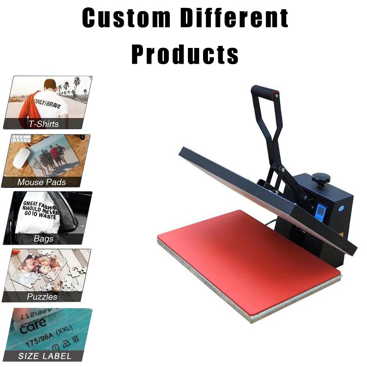 Factory price Printing Shops Auto Open 40*60cm Heat Press Machine t shirt DTF Heat Transfer Printing Machine