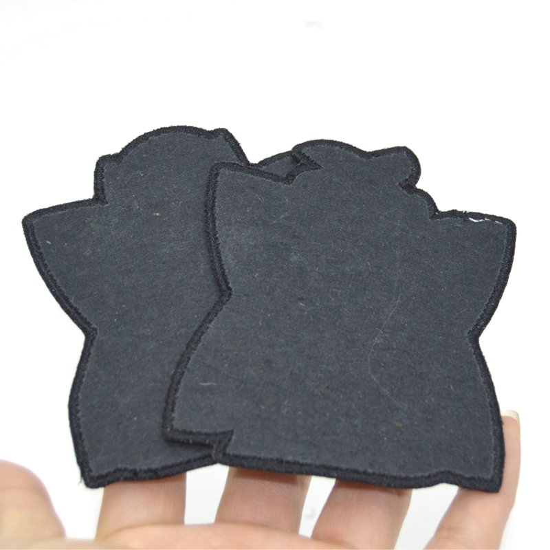 Best selling digital custom sublimated heat transfer print embroidery patch woven label over-lock edge patch manufacturer
