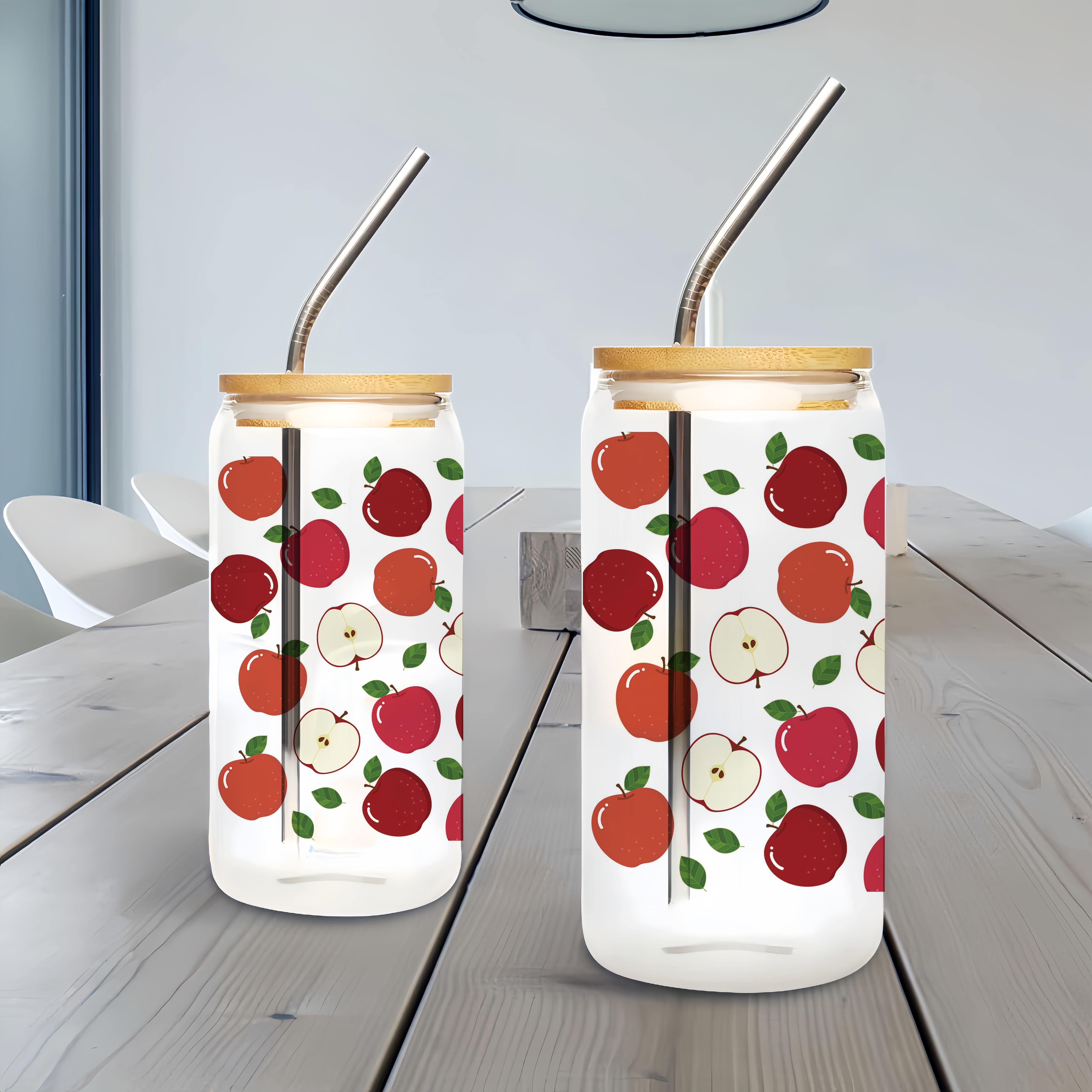 Easy Transfer Printing DTF Cup Wrap Transfers Ready To Transfer UV DTF Cup Wraps 16oz for Libbey Class Cups Tumblers