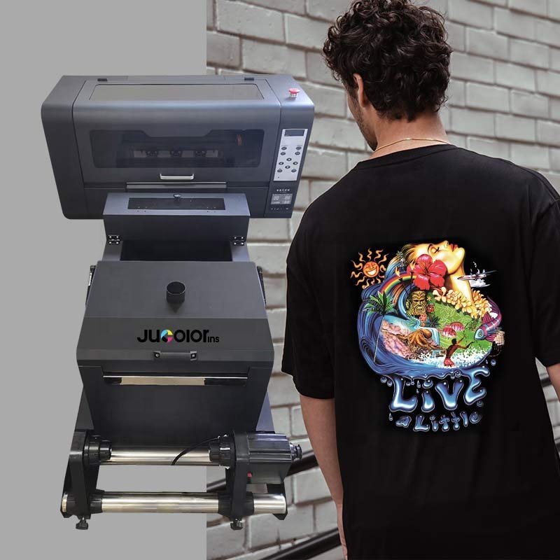 Jucolor Newest Popular DTF Transfer Printer XP600 A2 30cm 43cm DTF Printer for Garments