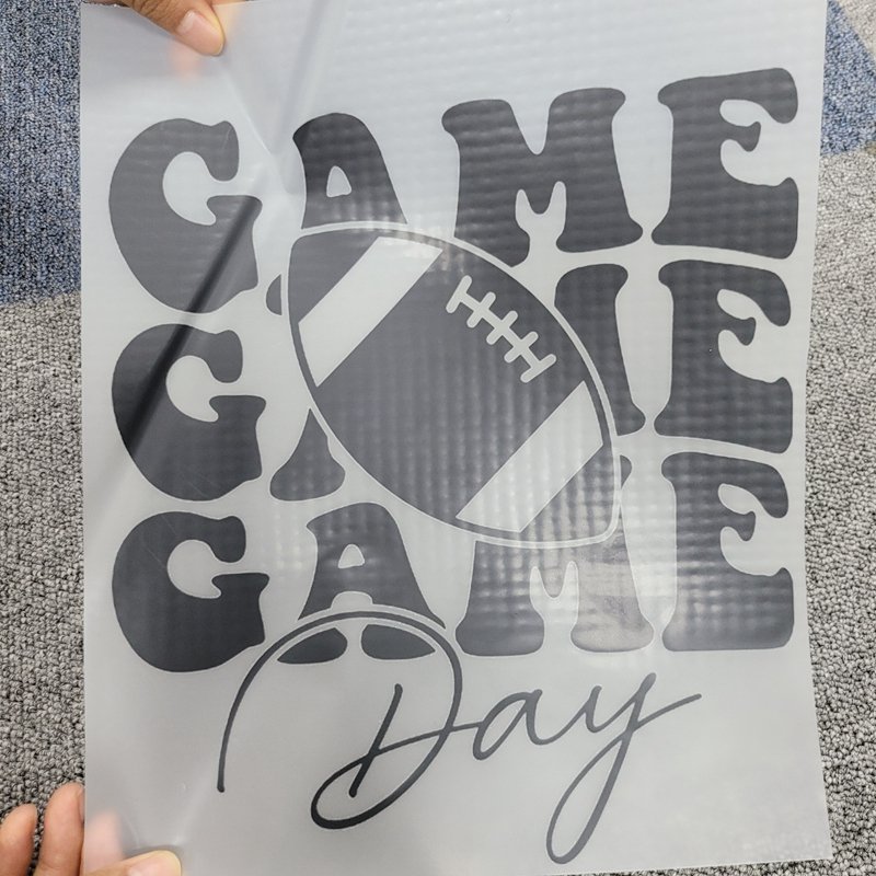 Iron on Game Day Heat Vinyl Design Customized Plastisol Sports Vinyl Heat Transfer for Garment