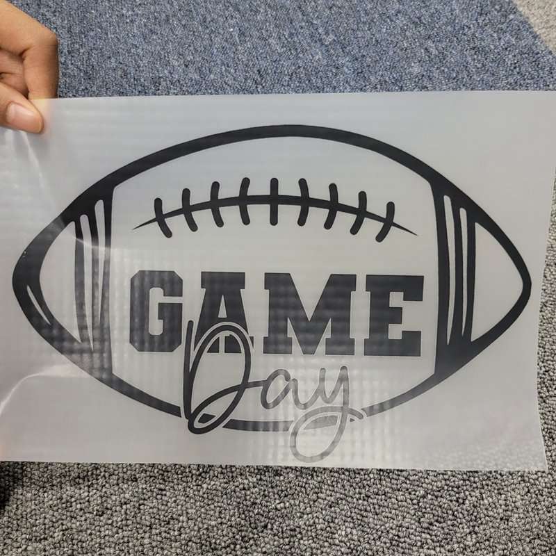 Iron on Game Day Heat Vinyl Design Customized Plastisol Sports Vinyl Heat Transfer for Garment