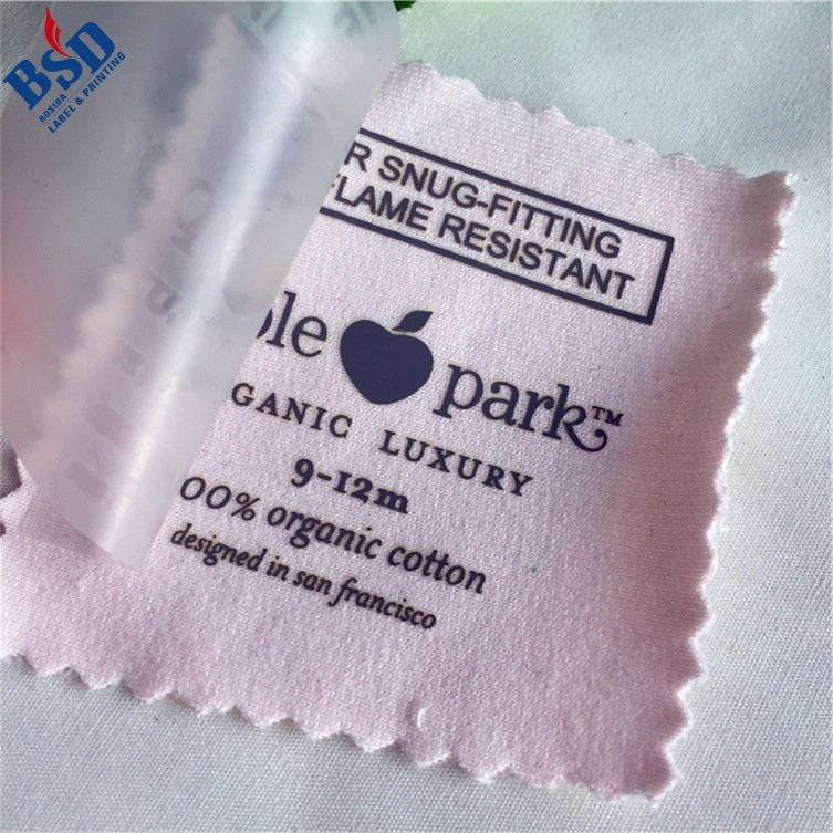 Custom Heat Transfer Printing Molle Bags Cycling Elastic Custom High Visibility Reflective Labels Usage with T Shirts