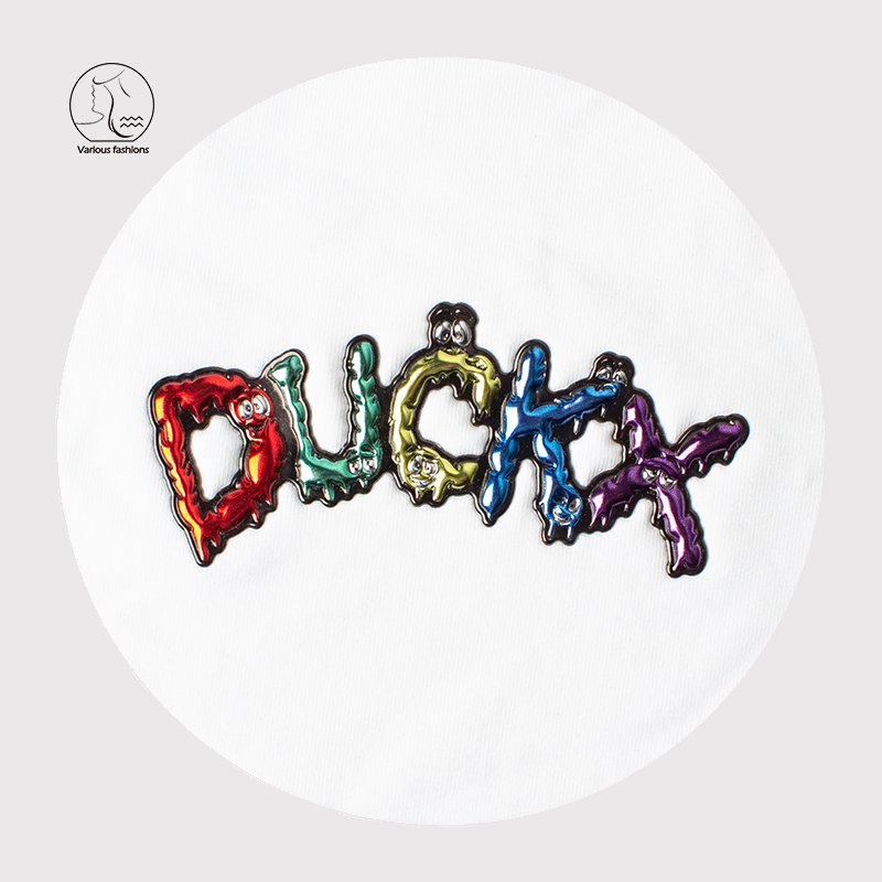 Yunshang Cheap Price Fashion Colorful 3D High Frequency Technical TPU Silicone Iron On Blank Clothing Labels
