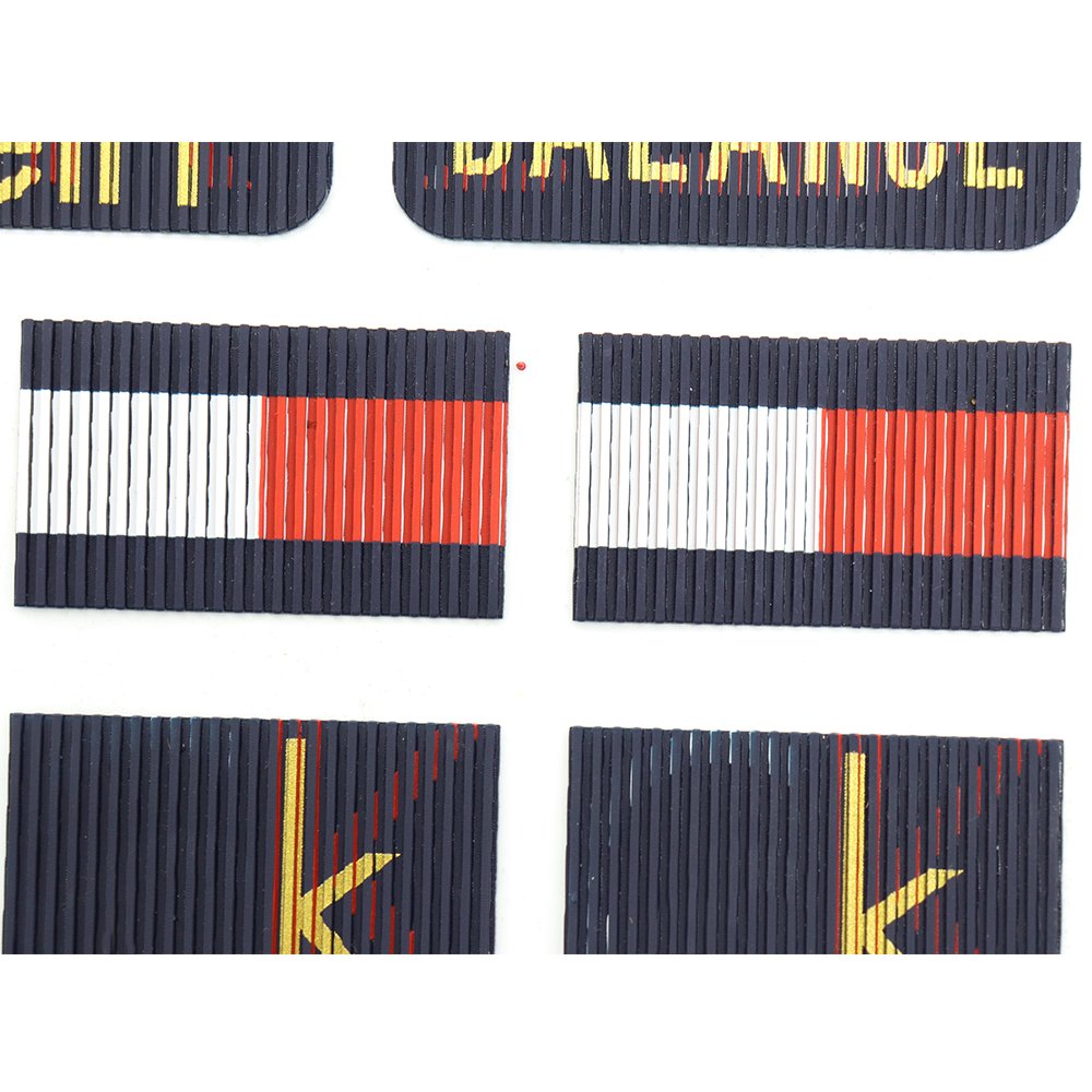 Silicone Rubber Label for Clothes Jeans Bags Custom 3D Printed Embossed Press Heat Transfer Printing Garment Labels Washable