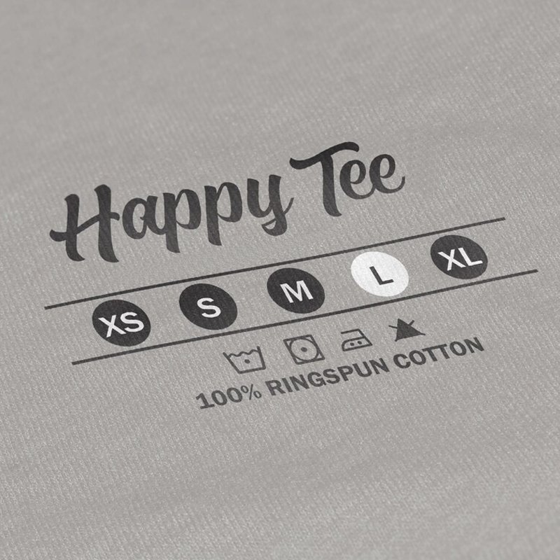 Custom Printed Logo Clothing Iron On Tagless labels Wholesale Flexible Neck Size Wash Care Label Heat Transfer Clothes Label