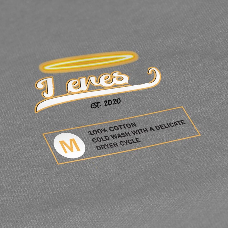 Custom Printed Logo Clothing Iron On Tagless labels Wholesale Flexible Neck Size Wash Care Label Heat Transfer Clothes Label