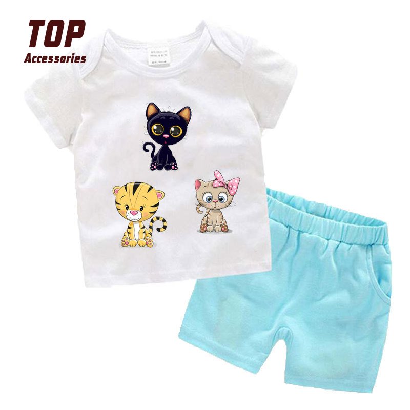 High Quality Plastisol Heat Transfers Custom Screen Print Handmade DIY T-Shirts Hoodies-Children's Clothing Labels Garments