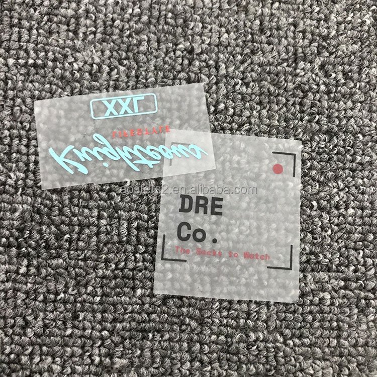 Custom Transfer Printing Heat Garment Label Heat Transfer Sticker Print Transfers for T Shirt