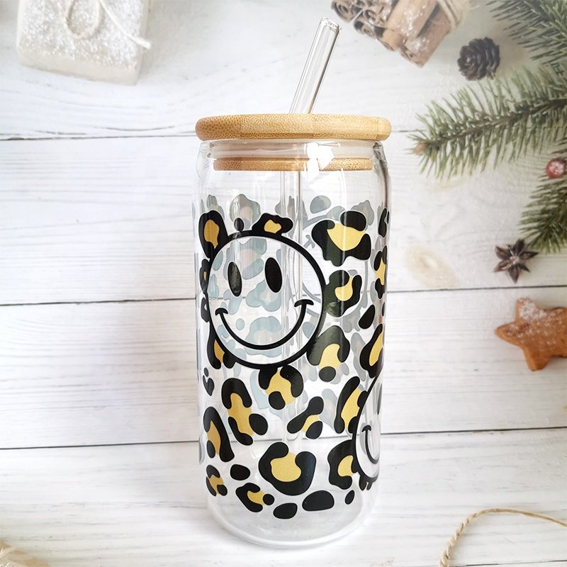 Waterproof Custom Brand Label Design Printing Strong Adhesive Die Cut DTF Cup UV 3D Transfer Decals