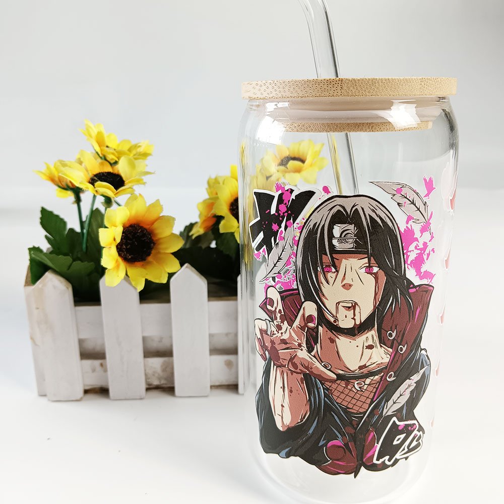 Waterproof Custom Brand Label Design Printing Strong Adhesive Die Cut DTF Cup UV 3D Transfer Decals