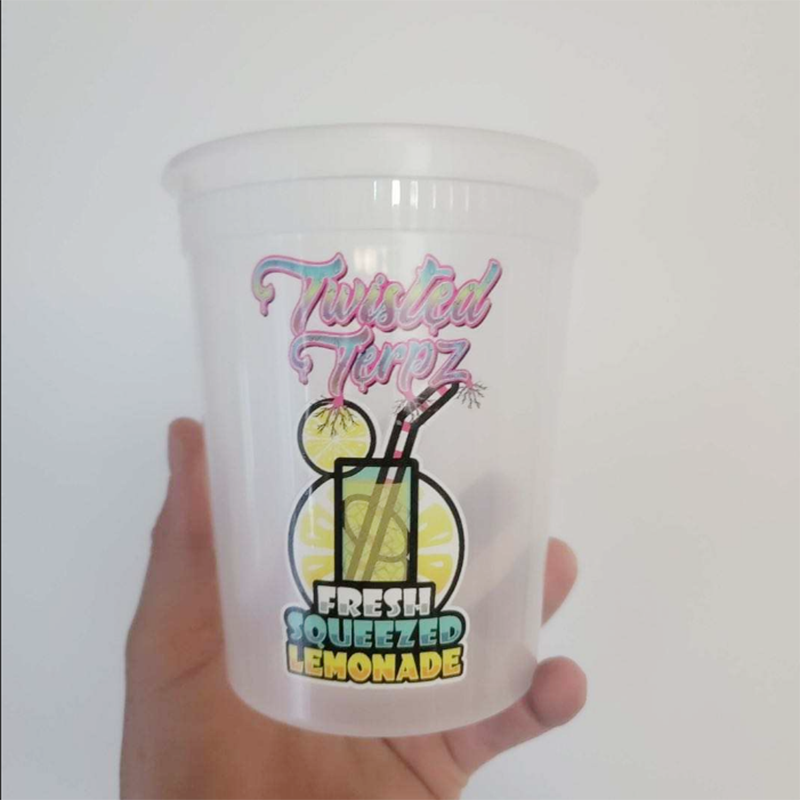 Waterproof Custom Brand Label Design Printing Strong Adhesive Die Cut DTF Cup UV 3D Transfer Decals