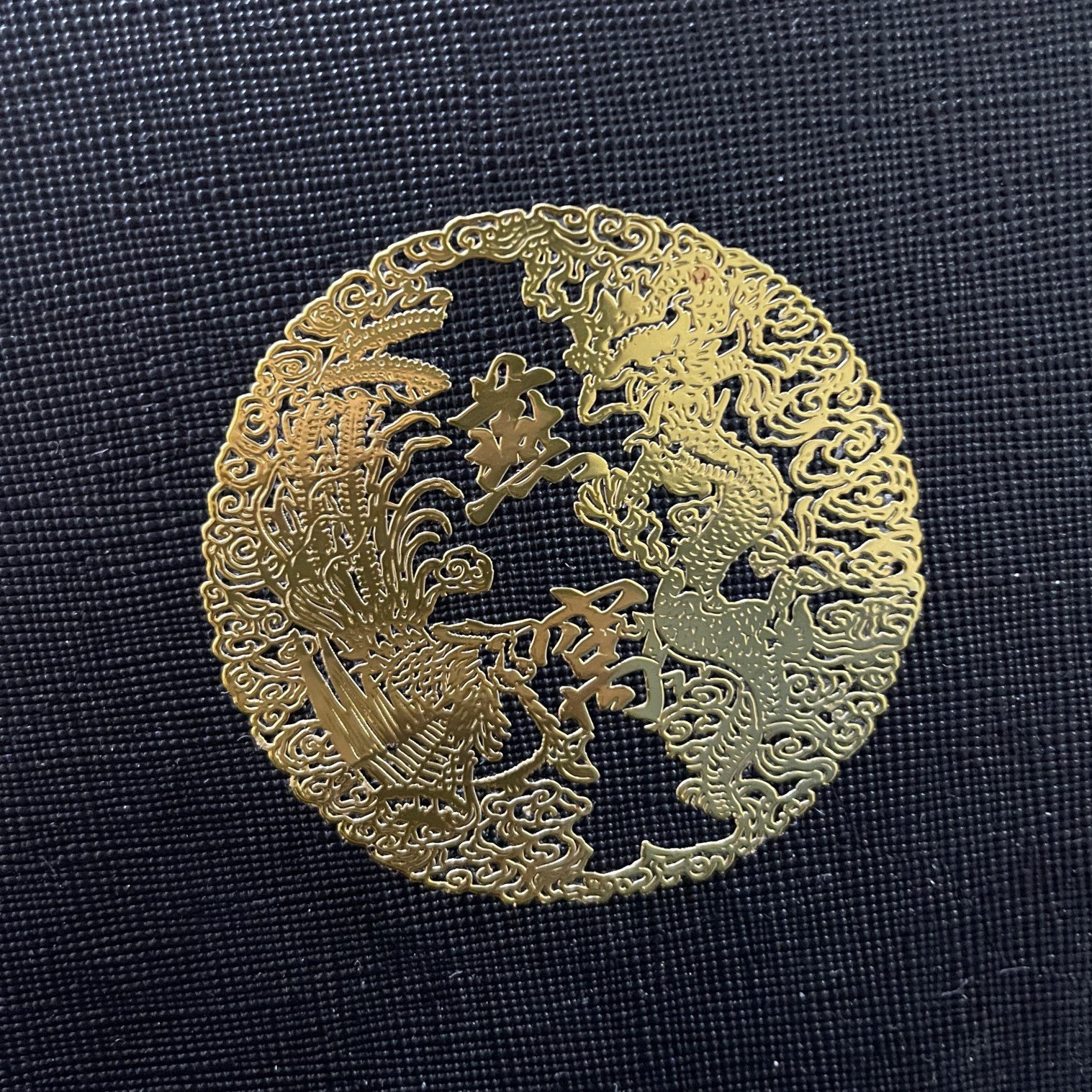 Customized bird's nest logo 3D metal tag waterproof transfer printing sticker, tear off film transfer printing