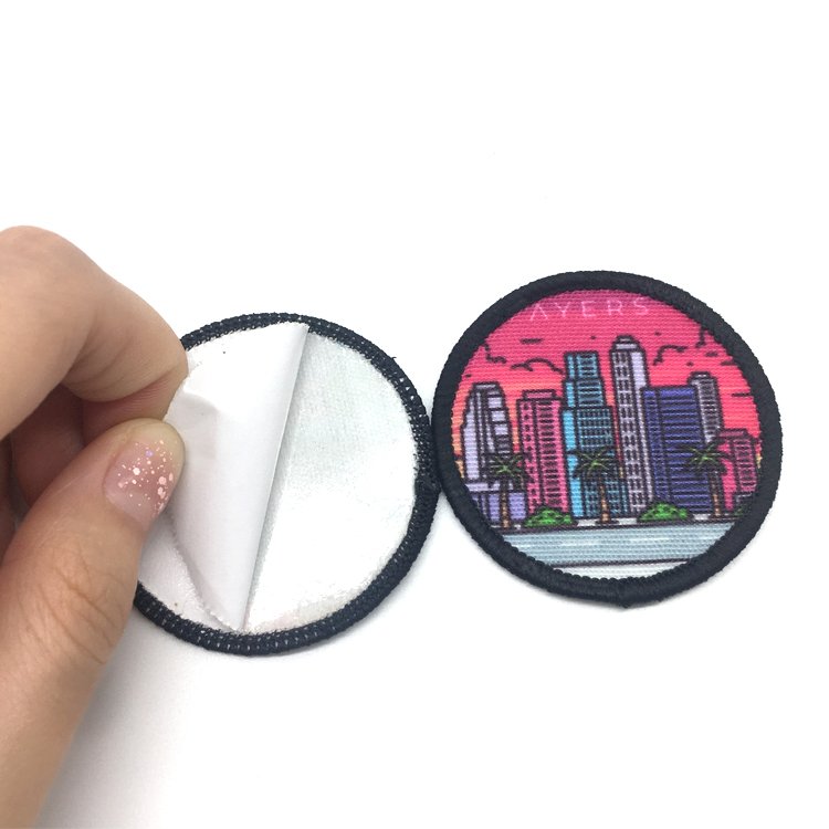 Fashion Design Custom Brand Logo Transfer Printing Sublimation Patches for Club