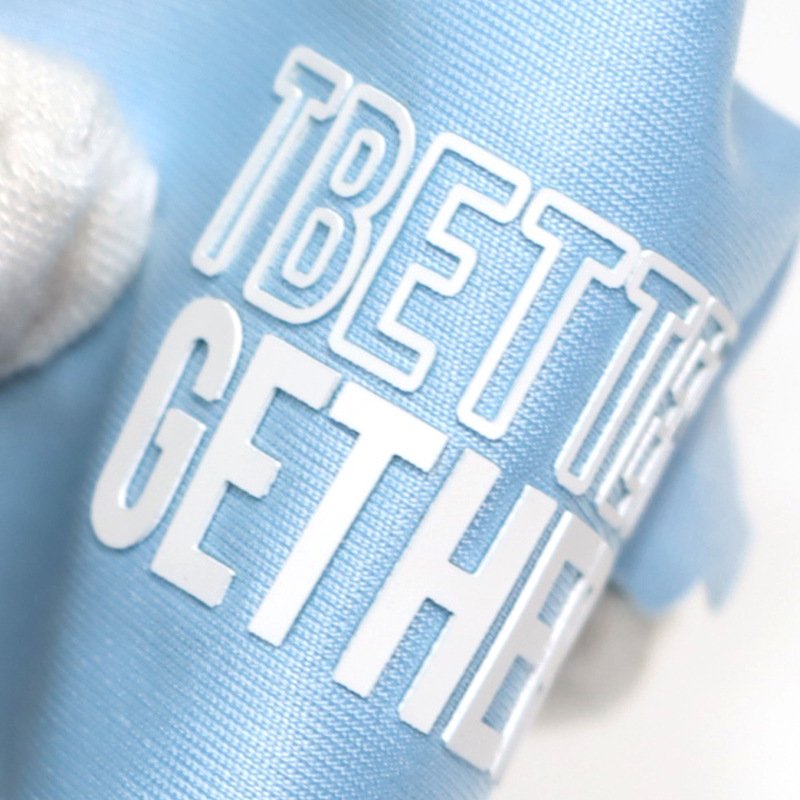 Custom Logo 3D thickness silicone heat transfer printing label heat press labels for T-shirt Hoodie Clothing