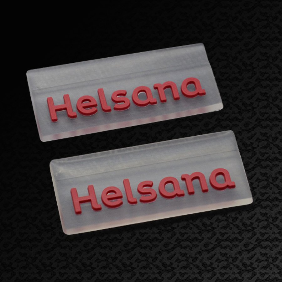 Custom hot sale factory direct 3d flex emboss logo plastisol 3D silicone heat transfer printing stickers for clothing