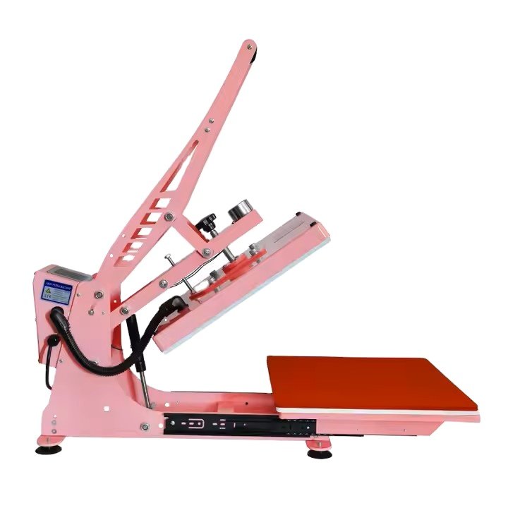 Chinese Factory Price 38*38 cm Magnetic Type T-shirt Sublimation Large Heat Transfer Printing Machine with Drawer