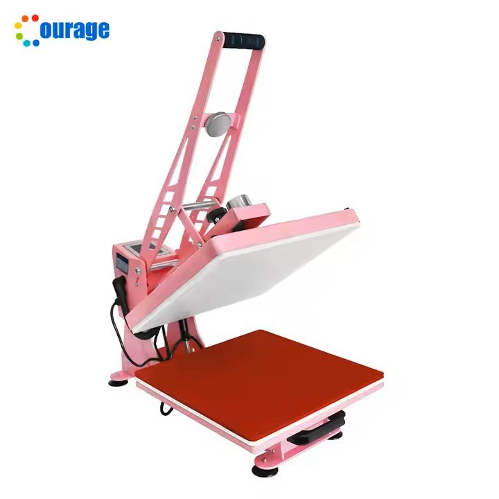 Chinese Factory Price 38*38 cm Magnetic Type T-shirt Sublimation Large Heat Transfer Printing Machine with Drawer