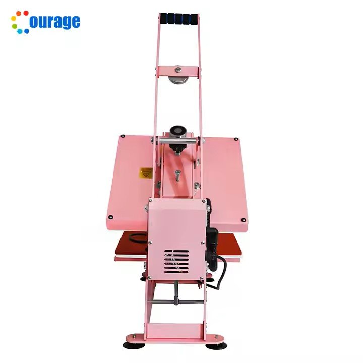 Chinese Factory Price 38*38 cm Magnetic Type T-shirt Sublimation Large Heat Transfer Printing Machine with Drawer