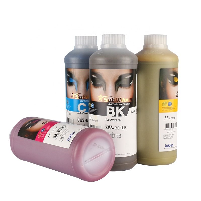 Korea SES sublinova high density sublimation inktec ink for mutoh rj900x sublimation printer