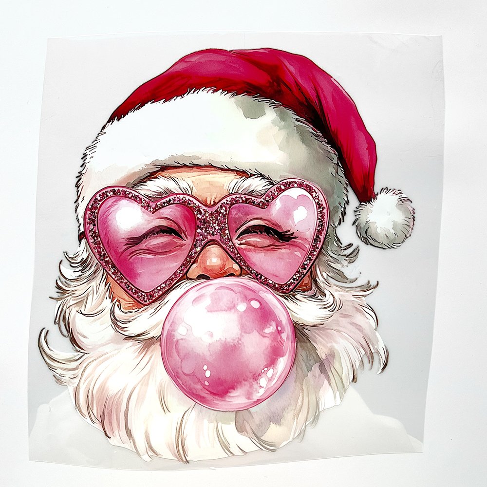 Wholesale Custom screen print transfers merry christmas designs dtf printing ready to press santa dtf heat transfer for clothes