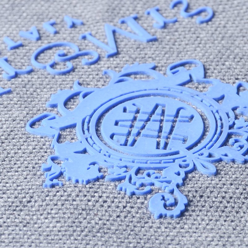 Custom Print 3D Logo Silicone Heat Transfer Printing Label For Garment Clothes DIY Thermal Transfer Hot Iron On Sticker
