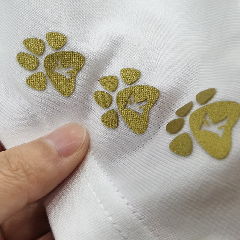 Custom Print 3D Logo Silicone Heat Transfer Printing Label For Garment Clothes DIY Thermal Transfer Hot Iron On Sticker