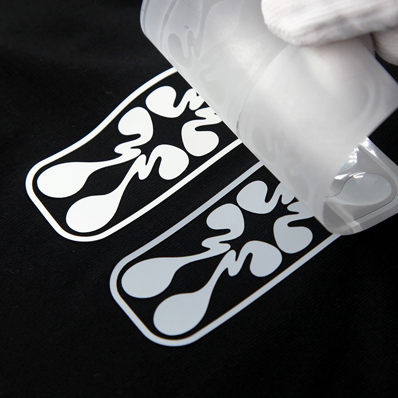 Custom Clothing Iron On Tag Hot Press Patches Vinyl 3D Raised Logo T-shirt Silicone Heat Transfer Label Sticker For Garment