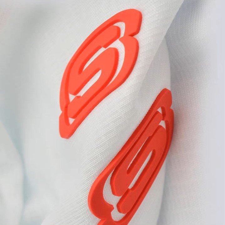 High Quality Custom 3D Raised Effect Screen Print Transfers Easy-to-Apply Soft Silicone Heat Transfer Labels for Clothing