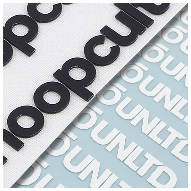 High Quality Custom 3D Raised Effect Screen Print Transfers Easy-to-Apply Soft Silicone Heat Transfer Labels for Clothing