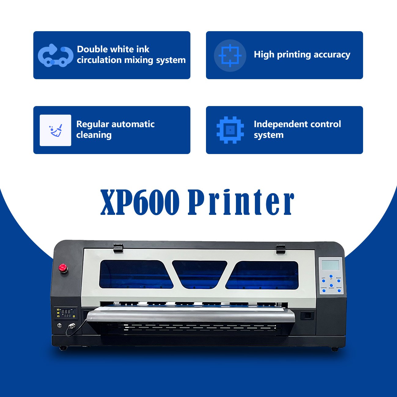Erasmart Puff Screen Wholesale Customized High Quality XP600 Dtf Printer Heat Transfer Custom Screen Printing Machine