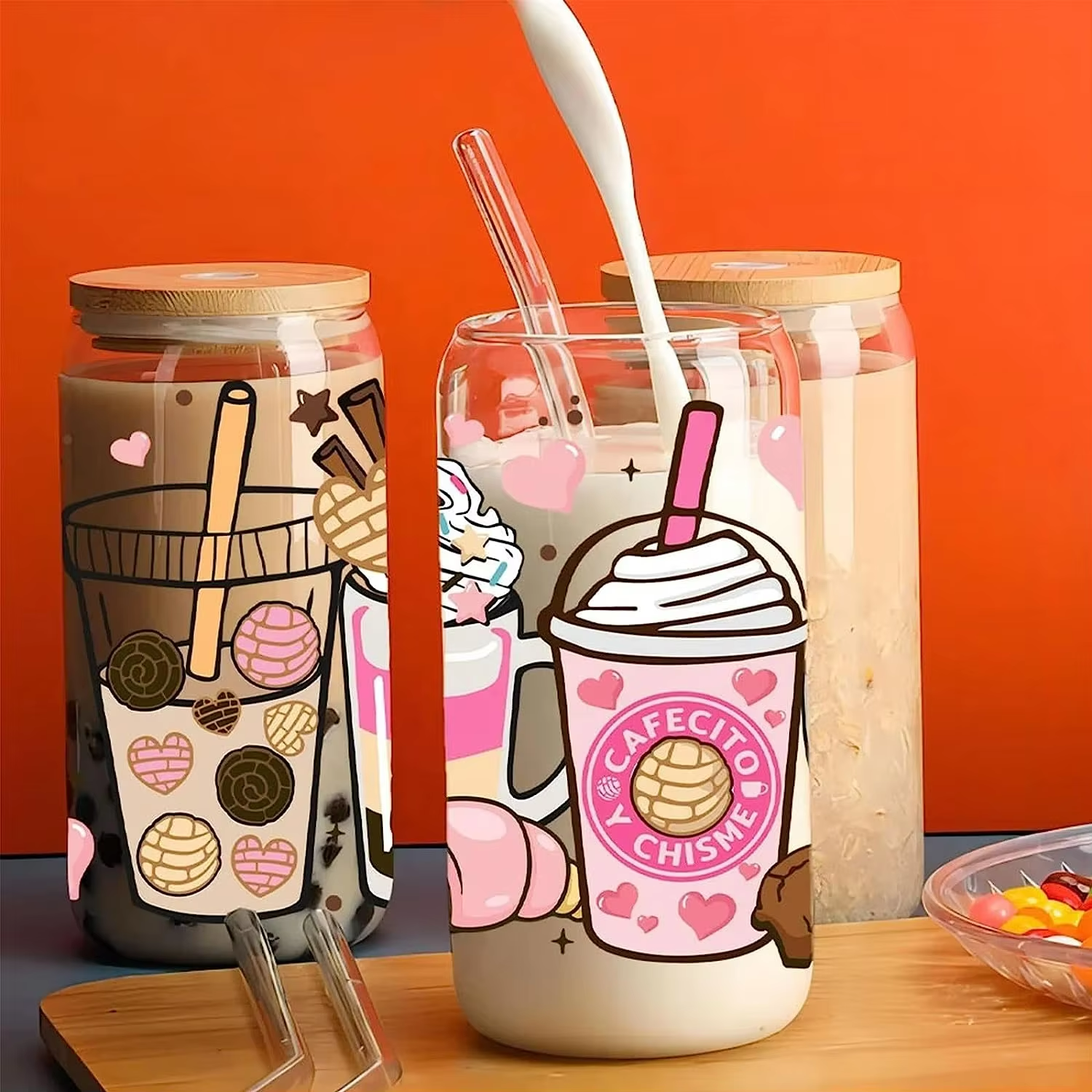 Custom UV DTF Cup Transfer Wrap Heat Transfer Printing