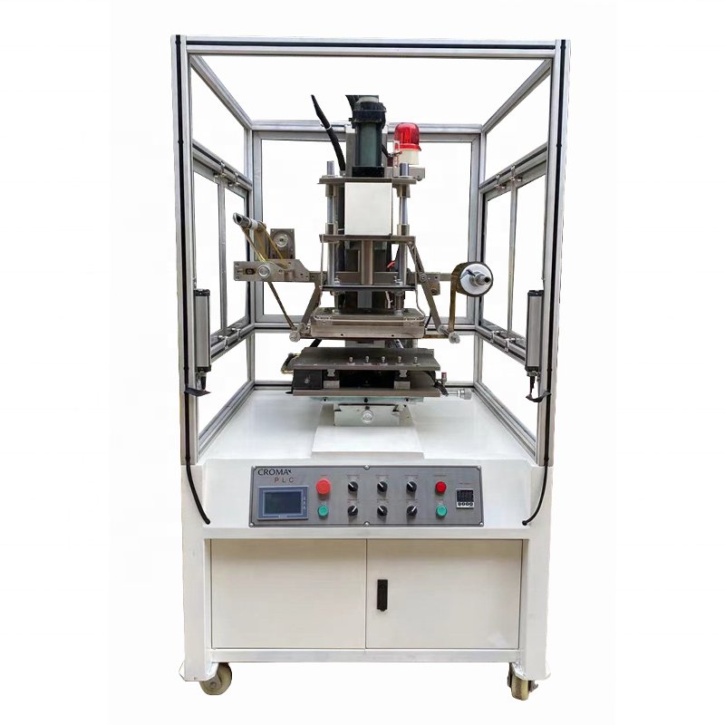 Automatic Slide Loading Table Pneumatic Embossing Stamping Machines hot stamping foil license plate