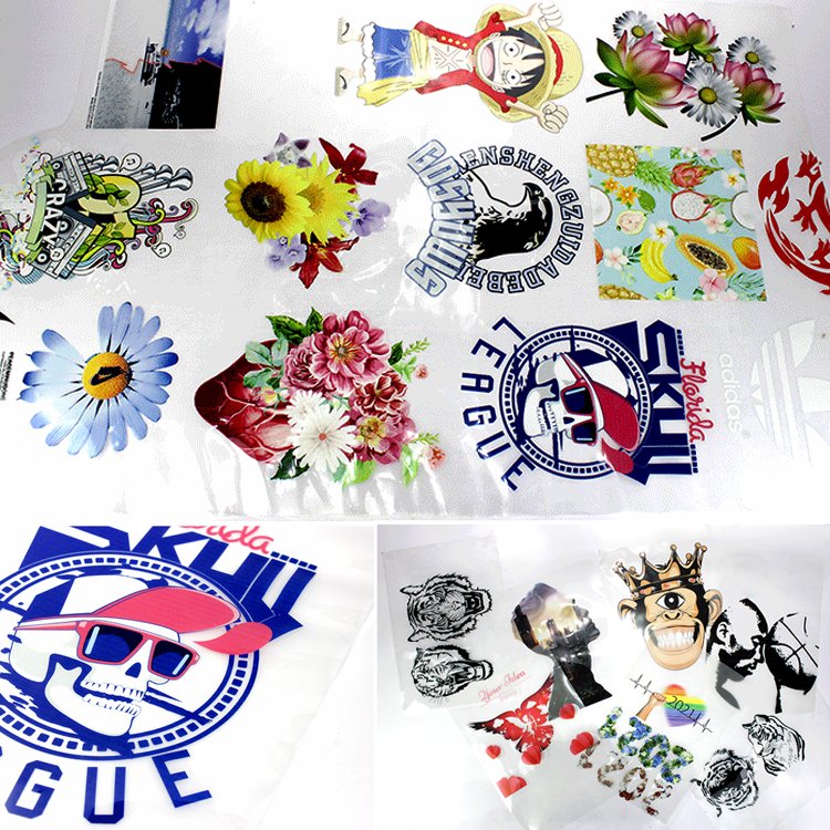Custom Screen Print Single-sided Matte Film Screen Print Heat Dtf Heat Transfers For T-shirts