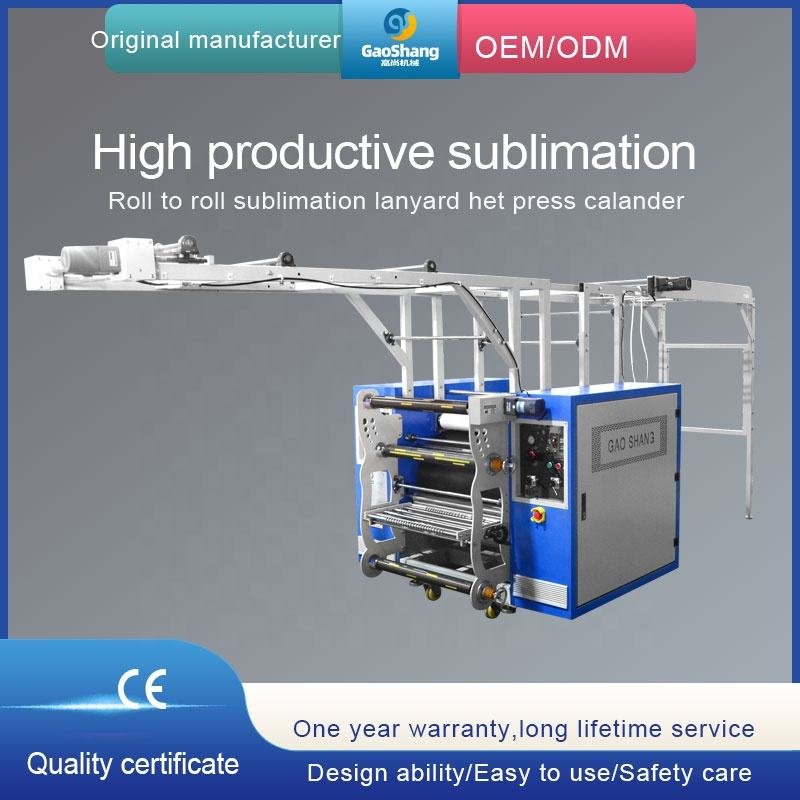 Roller Type Webbing Double-Sided Heat Transfer Printing Machine